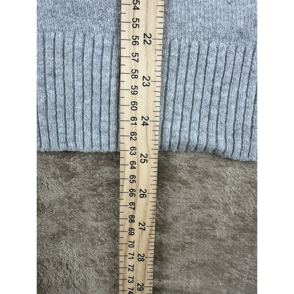 Sonoma Gray Crew Neck Sweater with Floral Design - Picture 7 of 9